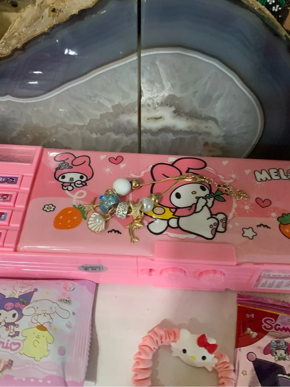#80 Sanrio My Melody Pink Kids Accessory & Stationery Bundle